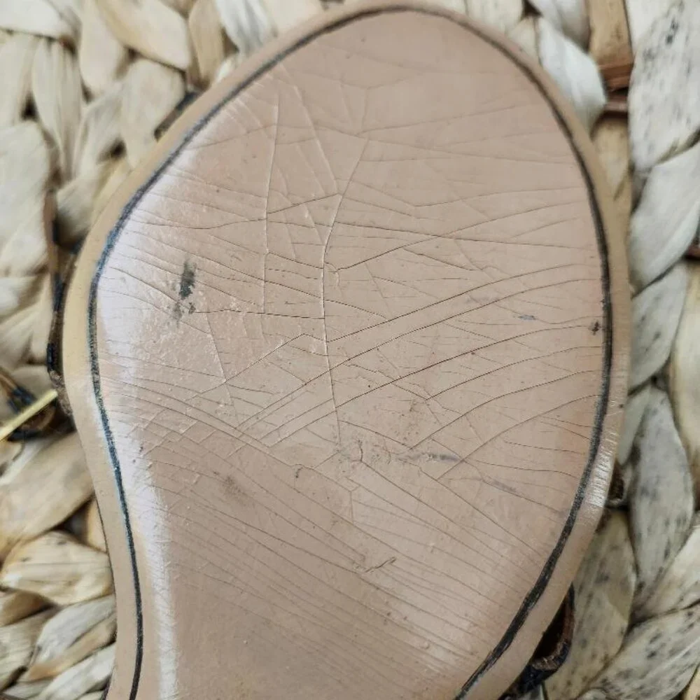 Louis Vuitton Neutrals Pattern Print. Heels 3  1/2 inches. - Picture 6 of 6